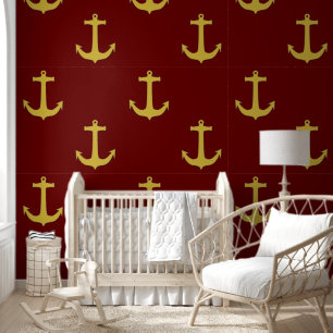 Papier Peint ANCRE Silhouette - conception nautique 3