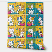 Papier Peint Animaux de compagnie et coeurs heureux Peel and St (Déroulement)