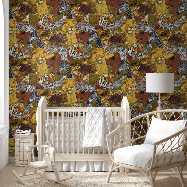 Papier Peint Animaux sauvages (Enfants)