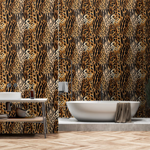 Papier Peint Animaux sauvages localisés Asymétriques Design d'i
