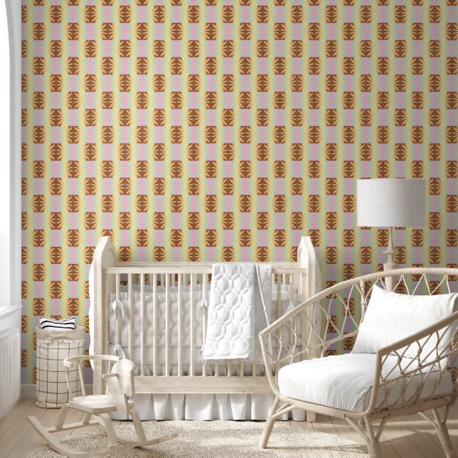 Papier Peint Années 70 florales (Enfants)