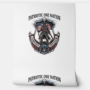 Papier Peint Apocalypse de Zombies Guerrier Patriotique Fou Rou