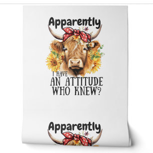 Papier Peint Apparemment, J'Ai Une Attitude Qui Connaissait Hig