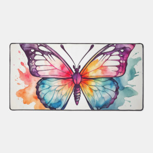 Papier Peint Aquarelle Papillon Rétro Coloré