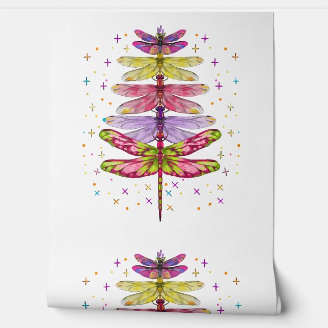 Papier Peint Arbre de Noël dragonfly (Déroulement)