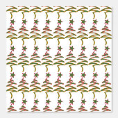 Papier Peint Arbre gribouillé + Étoile Noël Vacances (Recto)