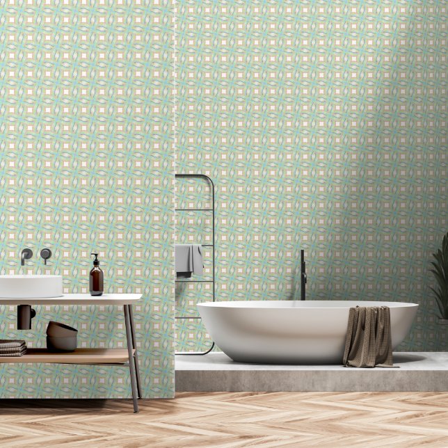 Papier Peint Arc en arc-en-ciel 3D (Salle de bain)