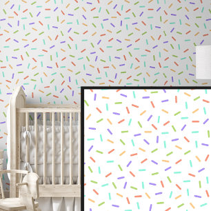Papier Peint Arc-en-ciel Rouge vert pourpre Yellow Sprinkings,