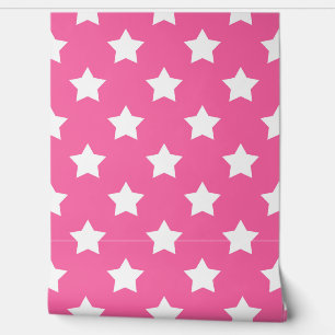Papier Peint Arrière - plan Motif Rose White Stars