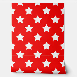 Papier Peint Arrière - plan Red White Stars