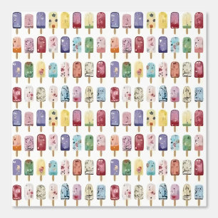 Papier Peint Artiste - Élégant Popsicle
