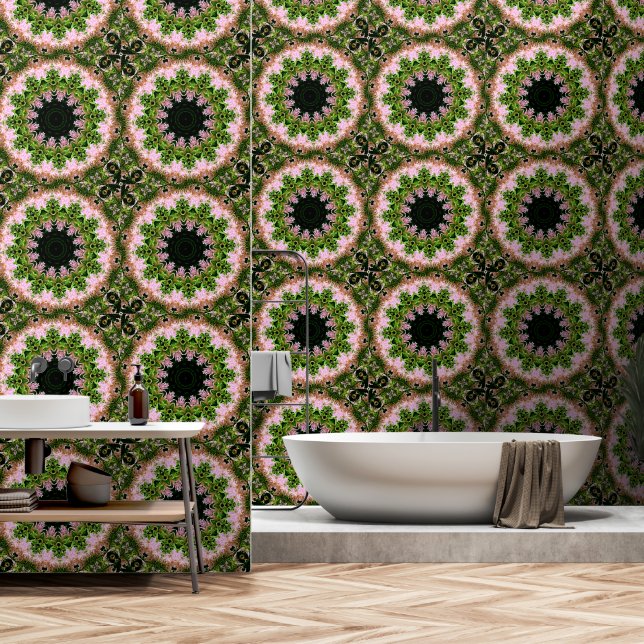 Papier Peint Astilbe Wreath (Salle de bain)
