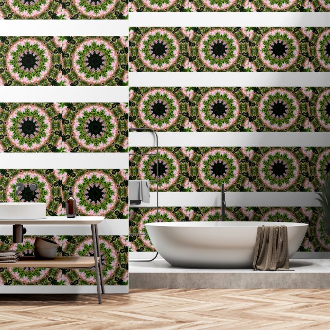 Papier Peint Astilbe Wreath (Salle de bain)