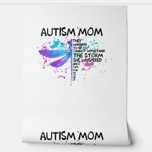 Papier Peint Autisme Maman Je Suis La Chemise De Tempête, Chemi