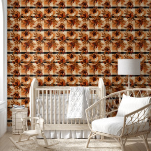 Papier Peint Automne Plaid Confortable Automne Design Motif