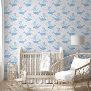 Papier peint avec un mignon motif d'images drôles.