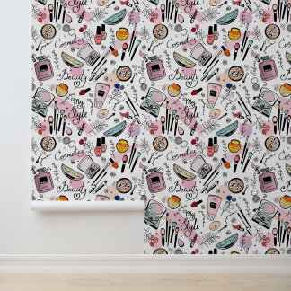 Papier peint avec une motif moderne.