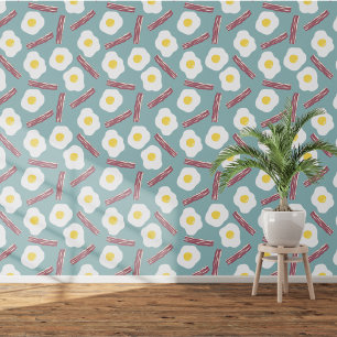 Papier Peint Bacon et oeuf