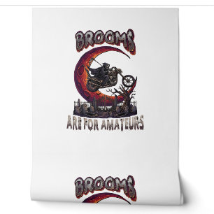 Papier Peint Balais Amateurs Grim Reaper Moto Halloween R