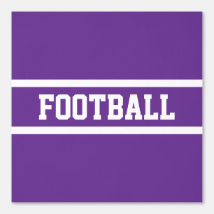 Papier Peint BALLE DE FOOTBALL White Racing Stripes Sur Royal P