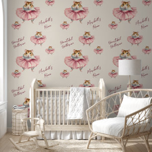 Papier Peint Ballerina Hamster Girls