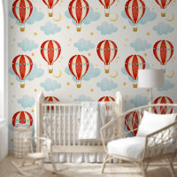 Ballons rouges à air chaud