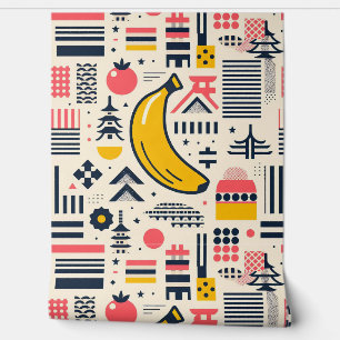 Papier Peint Banana Pagoda Cuisine Cottage
