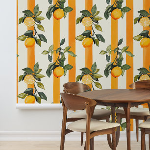 Papier Peint Bande d'agrumes d'oranges