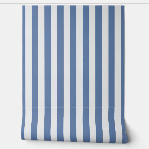 Papier Peint Bande d'auvent bleu français