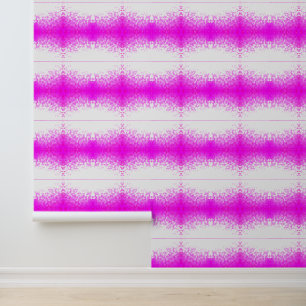 Papier Peint Bande de Motif de peigne rose violet