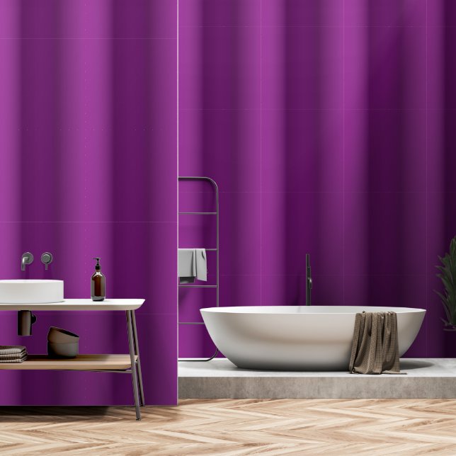 Papier Peint Bandes d'effet 3D violet moderne (Salle de bain)