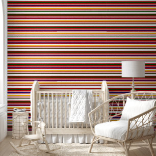 Papier Peint Barres horizontales de bonbons (grande échelle)