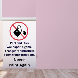 Papier Peint Basique Pastel Rose couleur solide Simple Minimali