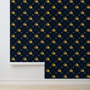Papier Peint Bateau Gold