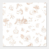 Papier Peint Beatrix Peter the Rabbit Toile Chinoiserie Brown (Recto)