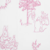 Papier Peint Beatrix Peter the Rabbit Toile Chinoiserie Pink (Couture)