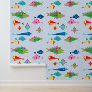 Papier Peint Beau poisson coloréPapier peint