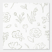 Papier Peint Bébé en fleurs (Recto)