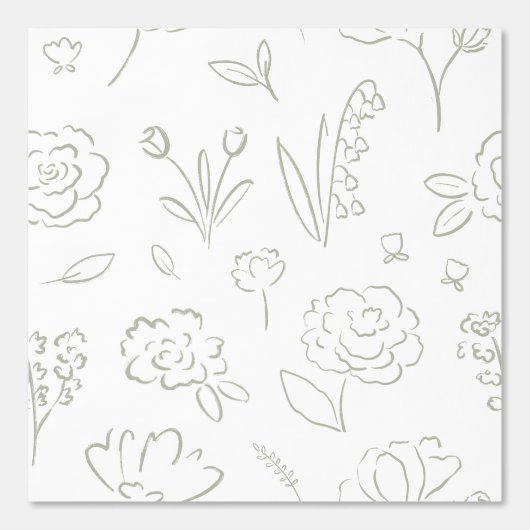 Papier Peint Bébé en fleurs (Recto)