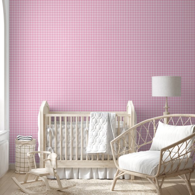 Papier Peint Bébée mignonne rose (Enfants)