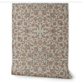 Papier Peint beige floral (Déroulement)