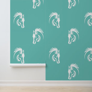 Papier Peint Belle conception de Cheval Blanc
