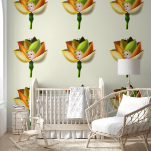 Papier Peint Belle Flower Girl