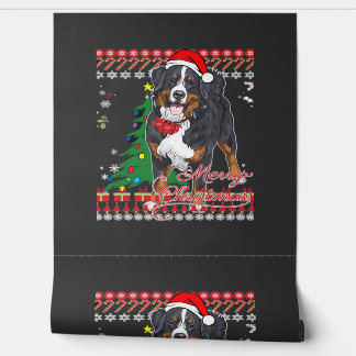 Papier Peint Bernese Mountain Dog Ugly Christmas Sweater Shirt 