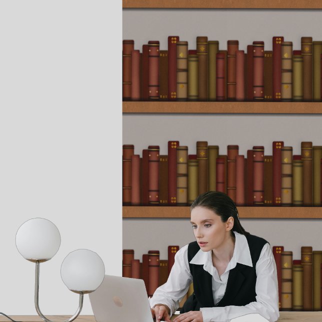 Papier Peint Bibliothèques Trompe l'oeil  (Créateur téléchargé)