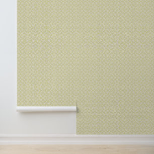 Papier Peint Blanc beige Abstrait géométrique de style islamiqu