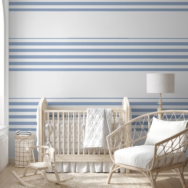 Papier peint Bleu & Blancs (Enfants)