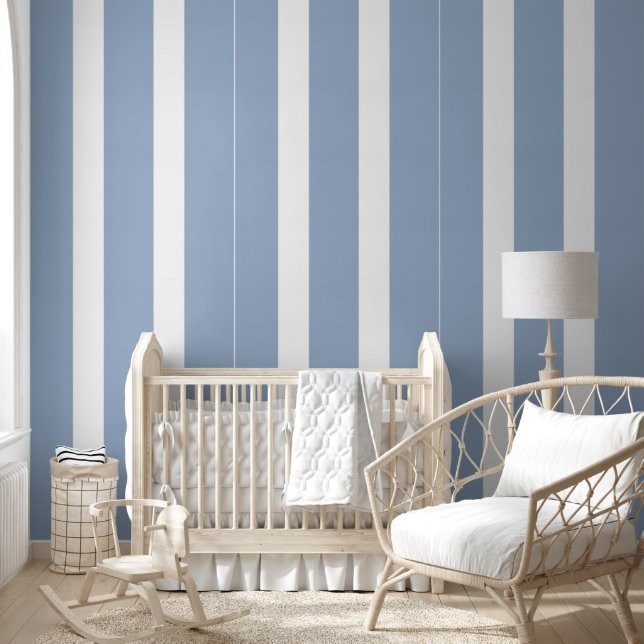 Papier peint Bleu & Blancs (Enfants)