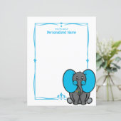 Papier peint bleu sans doublure (Debout devant)