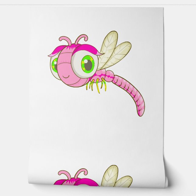 Papier Peint Bogue de libellule mignonne (Déroulement)